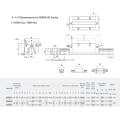 original hiwin hg20 linear guide rail linear motion bearing